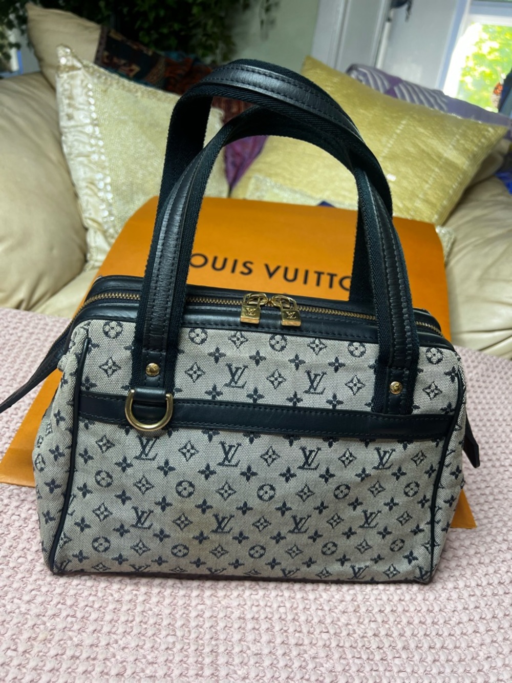 Louis Vuitton Josephine Mini Lin PM Bag
